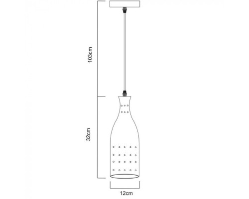 Подвесной светильник Lucido A4082SP-1SS Arte Lamp
