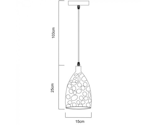 Подвесной светильник Lucido A4083SP-1SS Arte Lamp