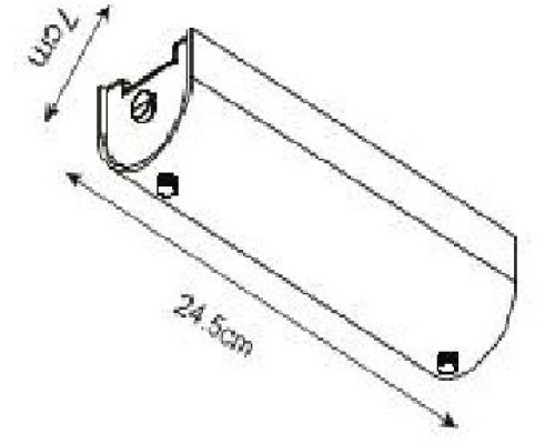 Настенный светильник Tratto A4101AP-1WH Arte Lamp