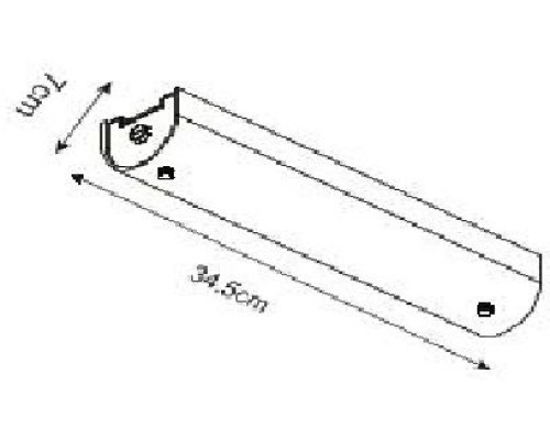 Настенный светильник Tratto A4101AP-2WH Arte Lamp