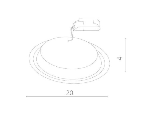 Точечный светильник Raggio A4118PL-1WH Arte Lamp