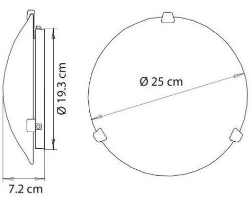 Настенно-потолочный светильник Ornament A4120PL-1CC Arte Lamp