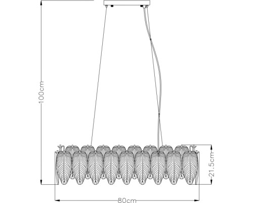 Подвесная люстра Evie A4152SP-8SG Arte Lamp