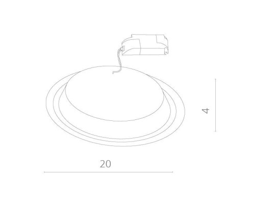 Точечный светильник Raggio A4215PL-1WH Arte Lamp