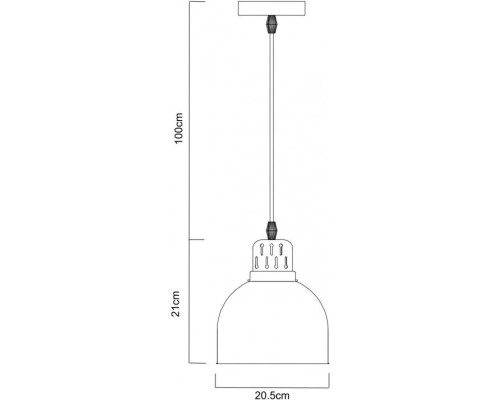 Подвесной светильник Eurica A4245SP-1BK Arte Lamp