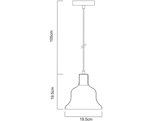 Подвесной светильник Amiata A4255SP-1SM Arte Lamp