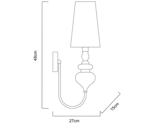 Бра Anna Maria A4280AP-1CC Arte Lamp
