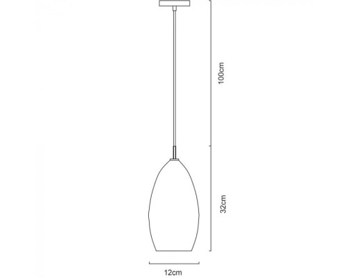 Подвесной светильник Bicchiere A4282SP-1CC Arte Lamp