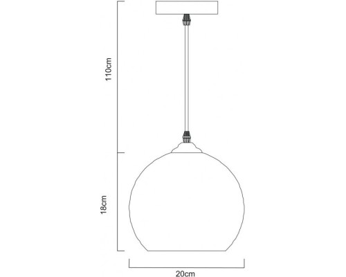 Подвесной светильник Splendido A4285SP-1SM Arte Lamp