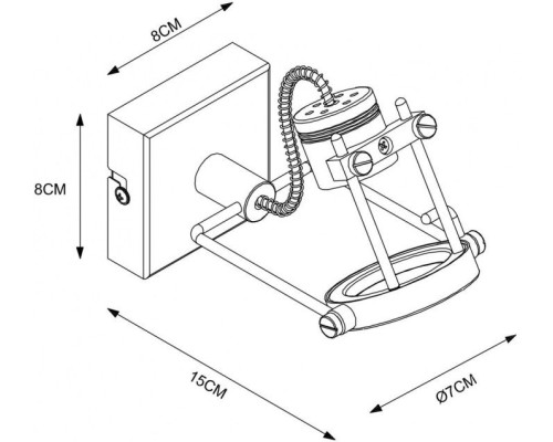 Спот Costruttore A4300AP-1WH Arte Lamp