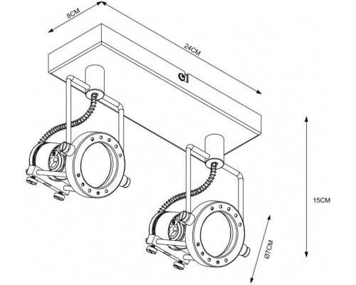 Спот Costruttore A4300AP-2WH Arte Lamp