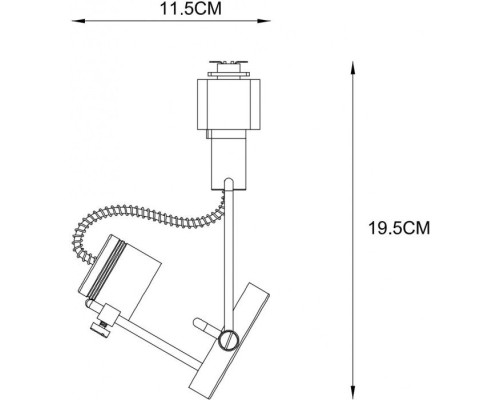Трековый светильник Costruttore A4300PL-1BK Arte Lamp
