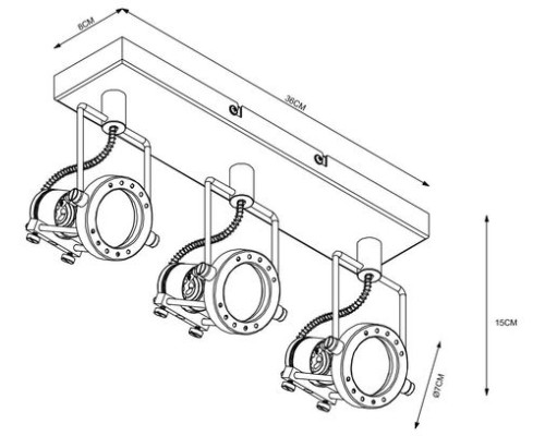 Спот Costruttore A4300PL-3SS Arte Lamp