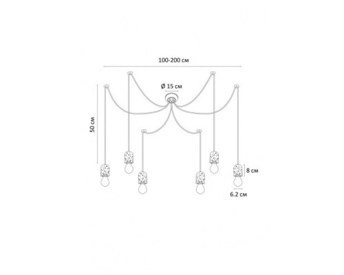 Подвесная люстра Bender A4321SP-6GY Arte Lamp