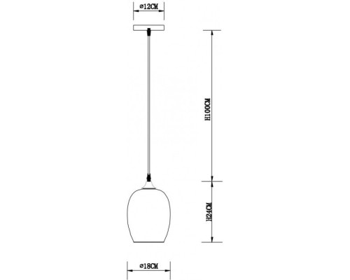 Подвесной светильник Propus A4344SP-1CC Arte Lamp