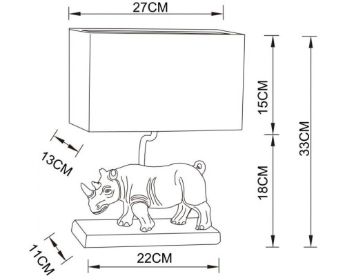 Настольная лампа Clark A4376LT-1BS Arte Lamp