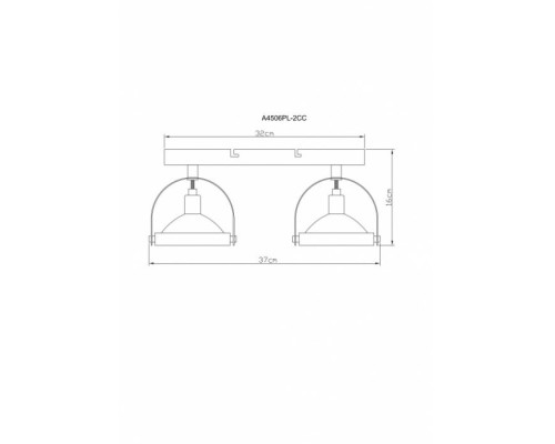 Спот Alieno A4506PL-2CC Arte Lamp