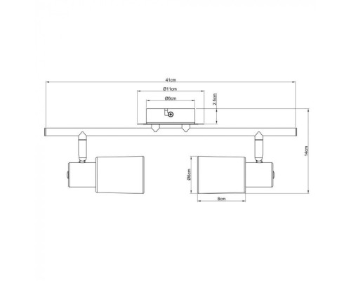 Спот Cavalletta A4510PL-2SS Arte Lamp