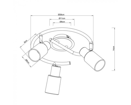 Спот Cavalletta A4510PL-3SS Arte Lamp