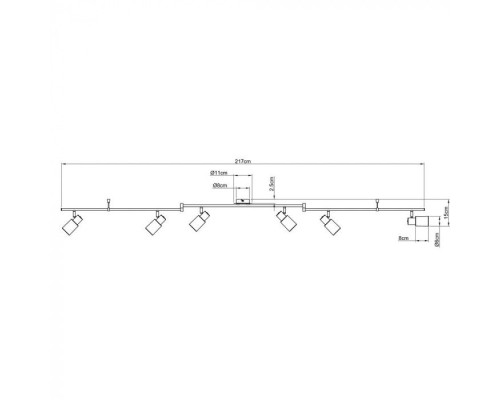 Спот Cavalletta A4510PL-6SS Arte Lamp