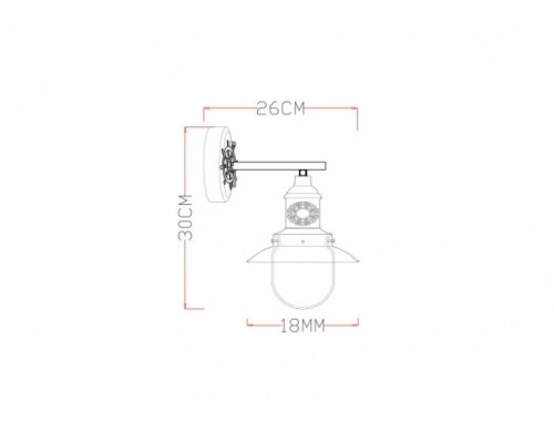 Бра Sailor A4524AP-1AB Arte Lamp