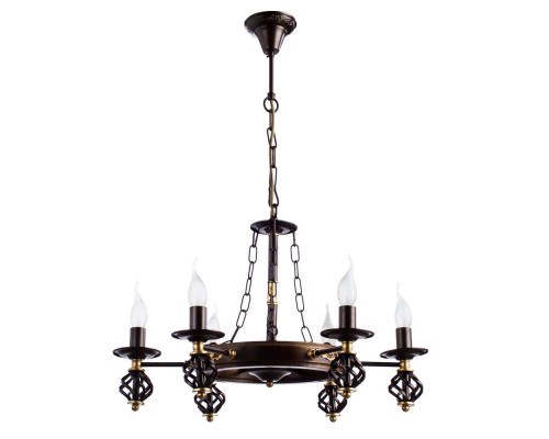 Подвесная люстра Cartwheel A4550LM-6CK Arte Lamp