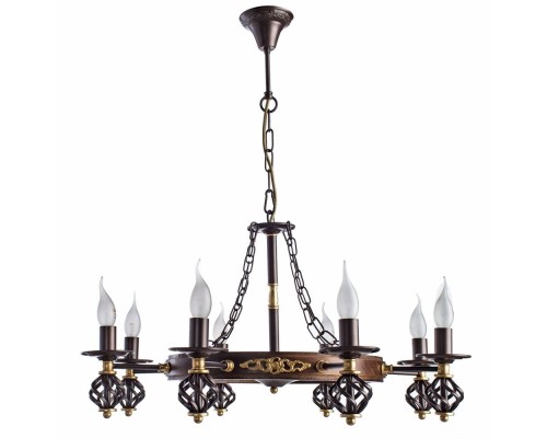 Подвесная люстра Cartwheel A4550LM-8CK Arte Lamp