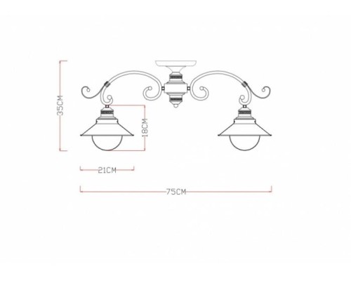 Потолочная люстра Grazioso A4577PL-5CK Arte Lamp