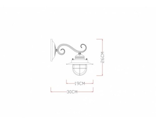 Бра Lanterna A4579AP-1AB Arte Lamp
