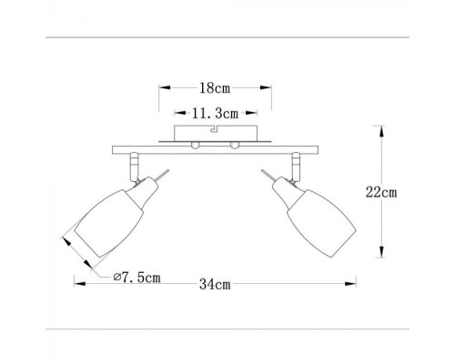 Спот Volare A4590AP-2SS Arte Lamp