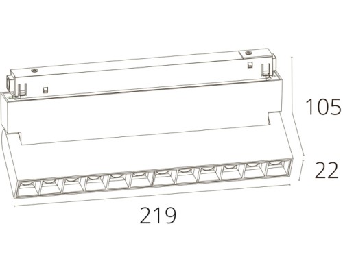 Трековый светильник Linea A4638PL-1WH Arte Lamp