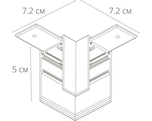 Коннектор угловой Linea-Accessories A480633 Arte Lamp