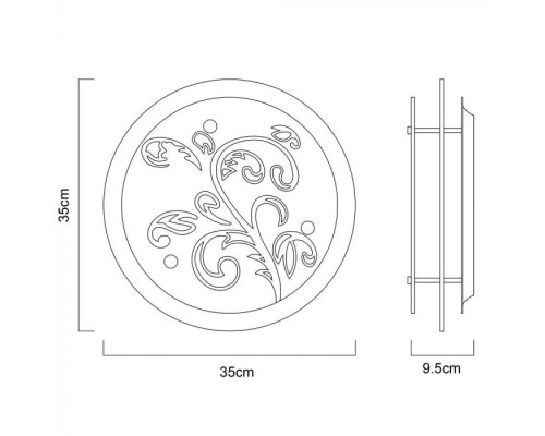 Потолочный светильник Sinderella A4865PL-2CC Arte Lamp
