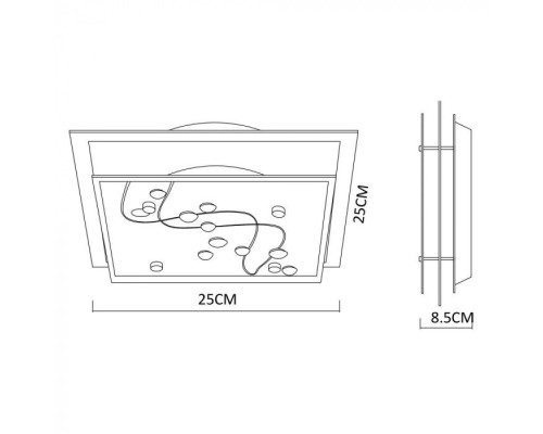 Потолочный светильник Belle A4891PL-1CC Arte Lamp