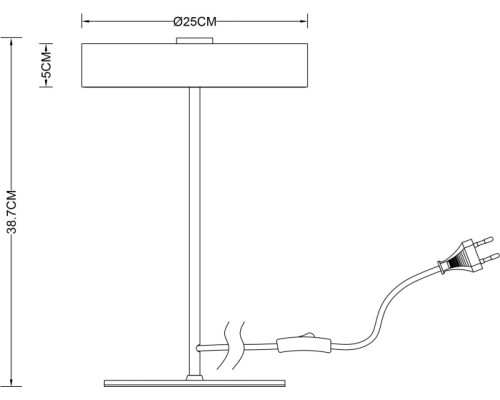 Интерьерная настольная лампа Elnath A5038LT-3WH Arte Lamp