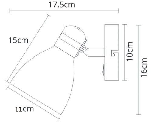 Спот Fafnir A5047AP-1BK Arte Lamp