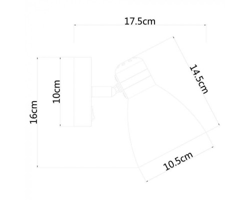Спот Mercoled A5049AP-1BK Arte Lamp