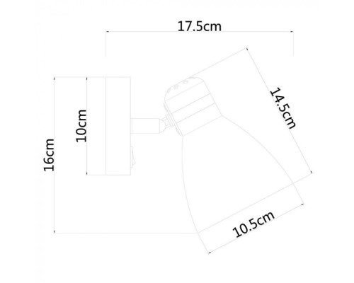 Спот Mercoled A5049AP-1GY Arte Lamp