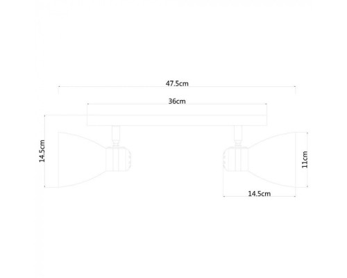 Спот Mercoled A5049AP-2BK Arte Lamp
