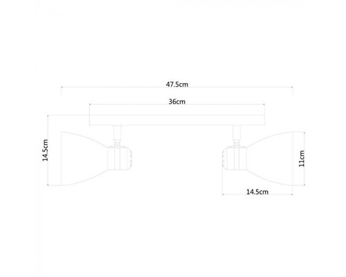 Спот Mercoled A5049AP-2GY Arte Lamp