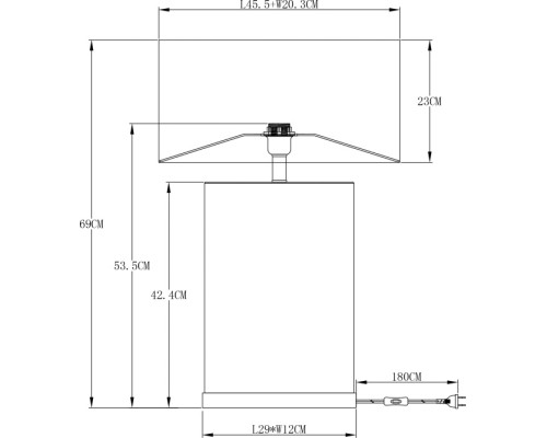 Интерьерная настольная лампа Zulu A5058LT-1PB Arte Lamp
