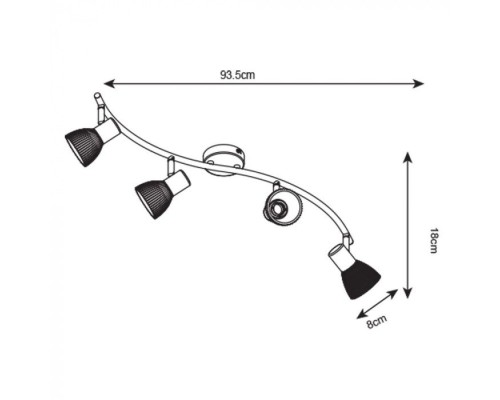 Спот Parry A5062PL-4AB Arte Lamp