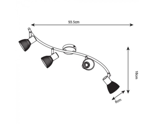 Спот Parry A5062PL-4SS Arte Lamp