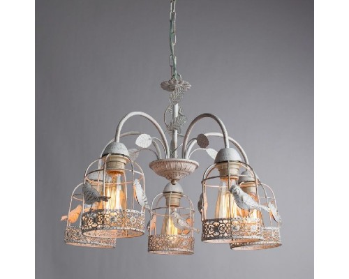 Подвесная люстра Cincia A5090LM-5WG Arte Lamp