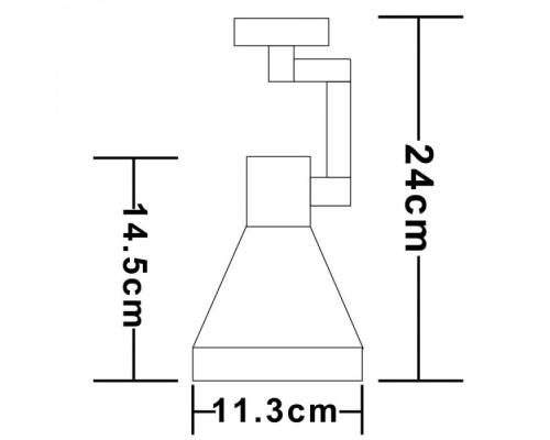 Трековый светильник Nido A5108PL-1BK Arte Lamp