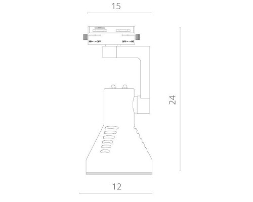 Трековый светильник Nido A5109PL-1BK Arte Lamp