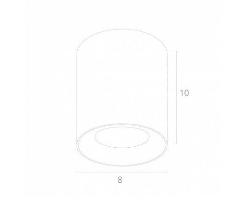 Точечный светильник Facile A5118PL-1BK Arte Lamp