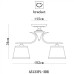 Потолочная люстра Irene A5133PL-3BR Arte Lamp