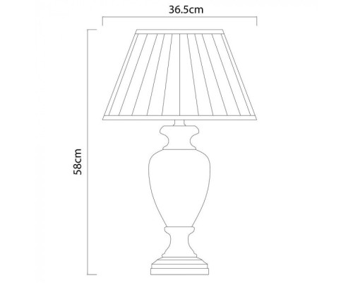 Настольная лампа Radison A5199LT-1WH Arte Lamp