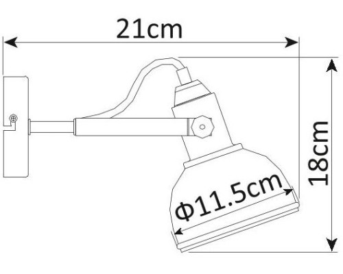 Бра Martin A5213AP-1BR Arte Lamp
